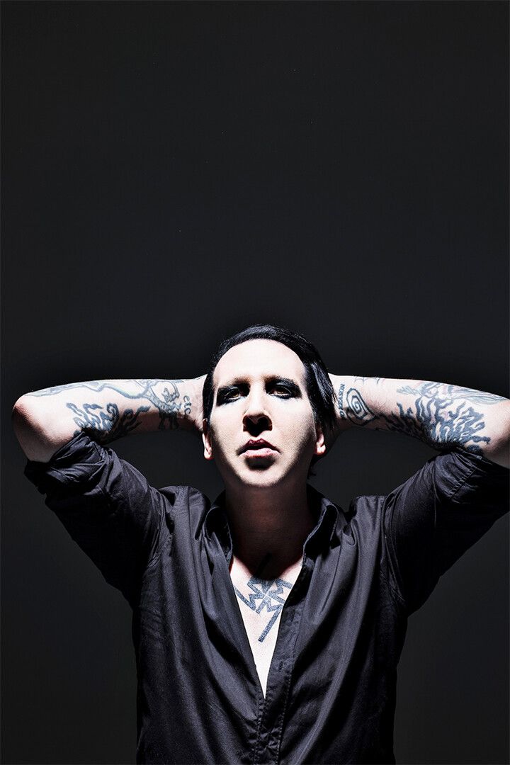 Marilyn Manson Rock Musician Print Canvas Wall Art Home Decor Poster