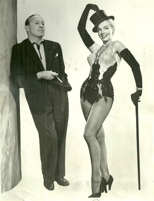 Marilyn Monroe And Jack Benny Classic Publicity Picture Photo Print