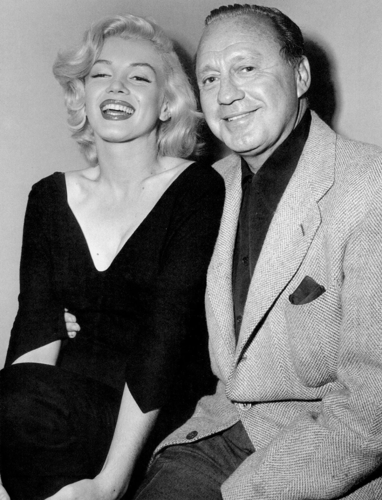 Marilyn Monroe And Jack Benny Classic Publicity Picture Poster Photo