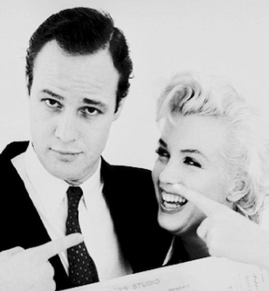 Marilyn Monroe And Marlon Brando Classic Picture Poster Photo Print