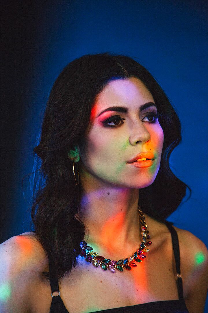 Marina And The Diamonds Singer Lambrini Diamandis Art Wall Home Keychain