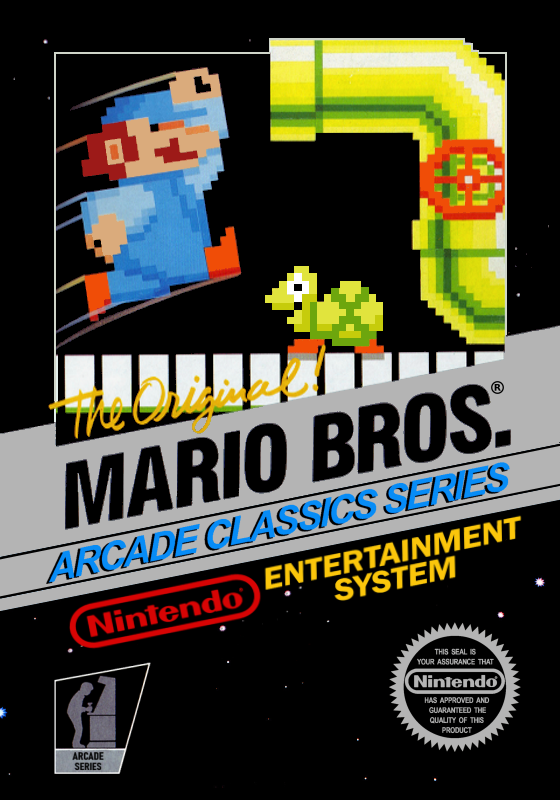 Mario Bros. (Usa) Nes Print Poster