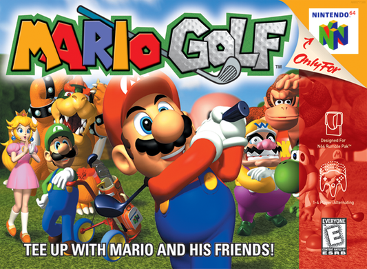Mario Golf N64 Print Poster