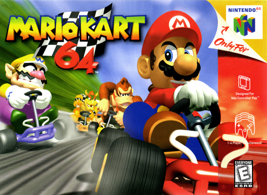Mario Kart 64 N64 Print Poster
