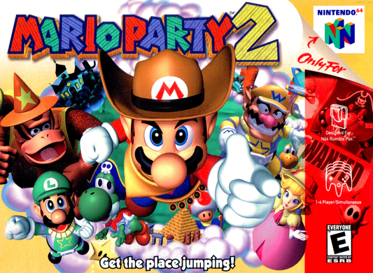 Mario Party 2 N64 Print Poster