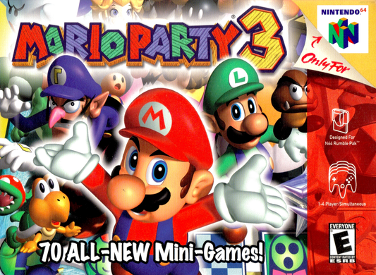 Mario Party 3 N64 Print Poster