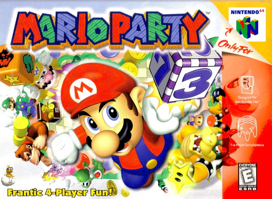 Mario Party N64 Print Poster