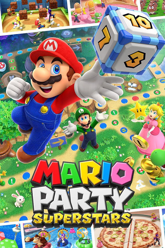 Mario Party Superstars Party Video Games Wall Art Home Decor Poster