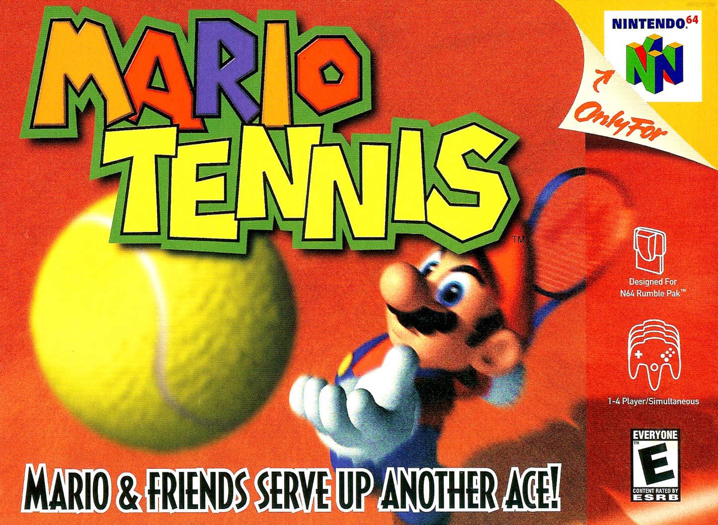 Mario Tennis N64 Keychain
