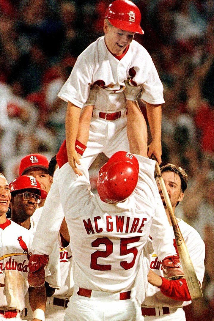 Mark Mcgwire Cardinals Baseball Painting Wall Art Home Decor Poster