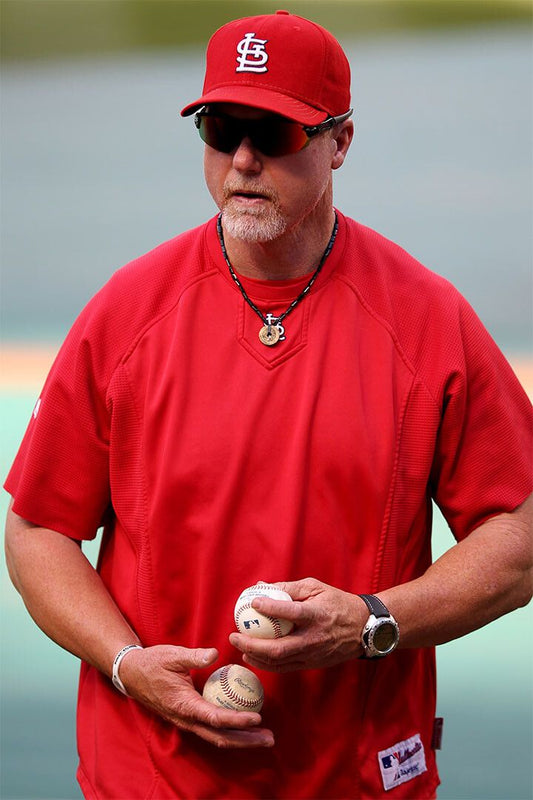 Mark Mcgwire Home Run Baseball Athlete Print Wall Home Decor Poster