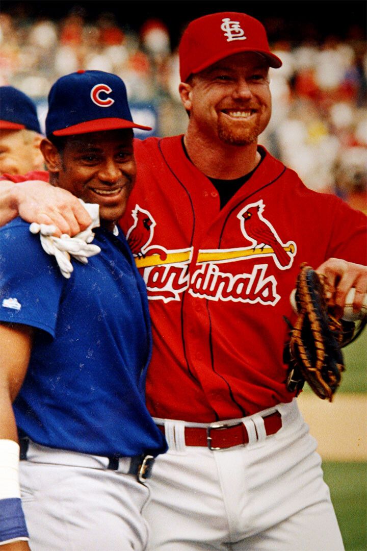 Mark Mcgwire Home Run Baseball Player Print Wall Art Home Decor Poster