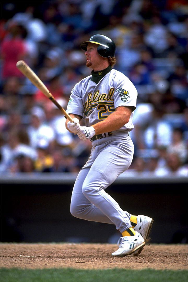 Mark Mcgwire Oakland Baseball Sport Painting Wall Art Home Decor Poster