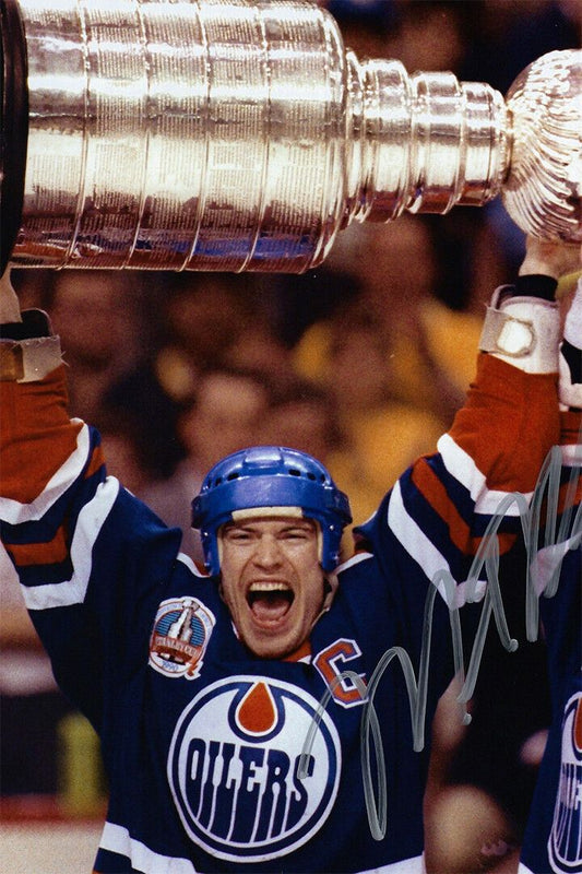 Mark Messier Celebrity Ice Hockey Athlete Wall Art Home Decor Poster
