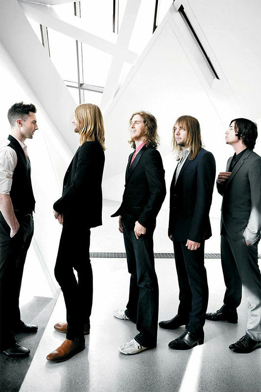 Maroon 5 Celebrity Rock Group Music Singer Wall Art Home Decor Poster