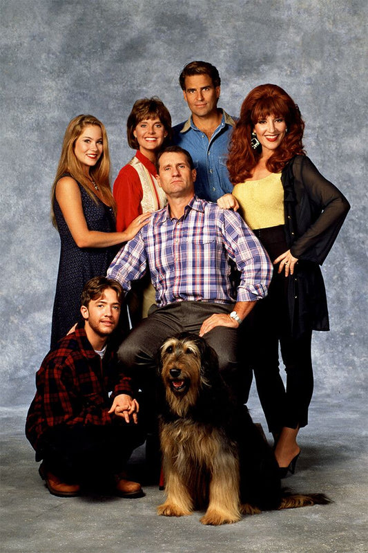 Married With Children Logo And Cast Poster Decor Wall Art Print Poster