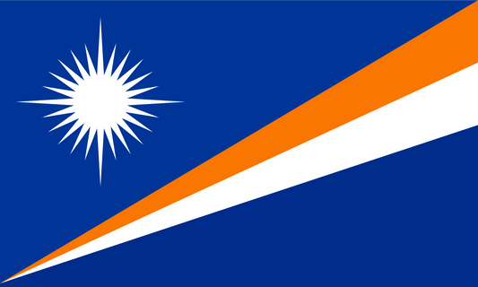 Marshall Islands Flag Print Poster