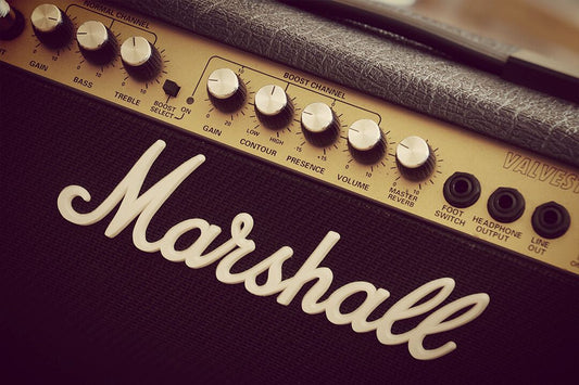 Marshall Black Guitar Amplfier Music Equipment Wall Home Decor Poster