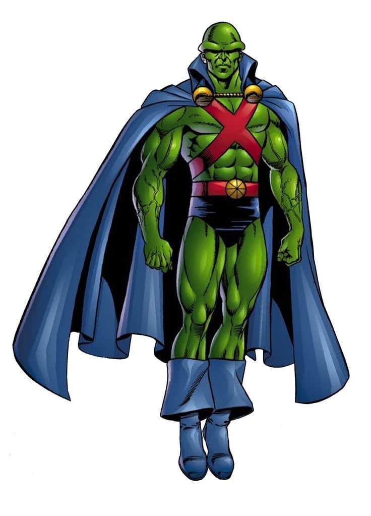 Martian Manhunter Hero Artwork Print Poster