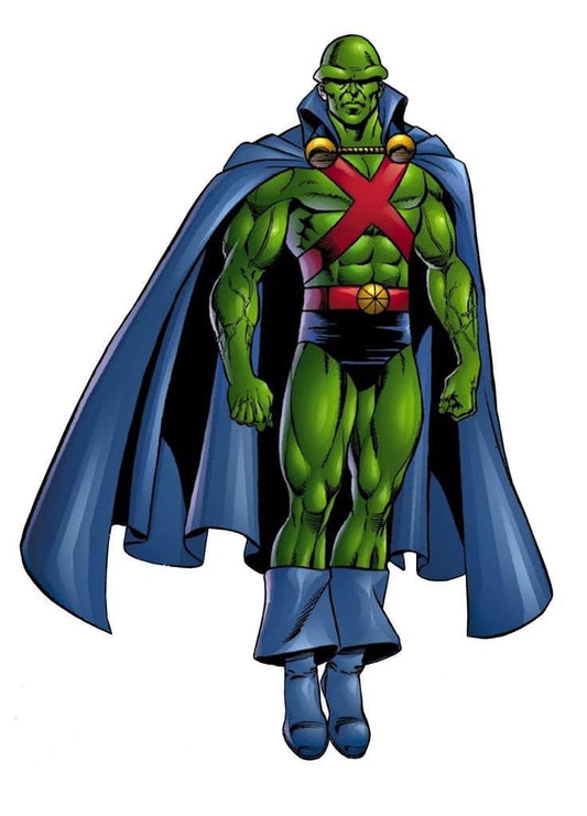 Martian Manhunter Hero Artwork Print Poster
