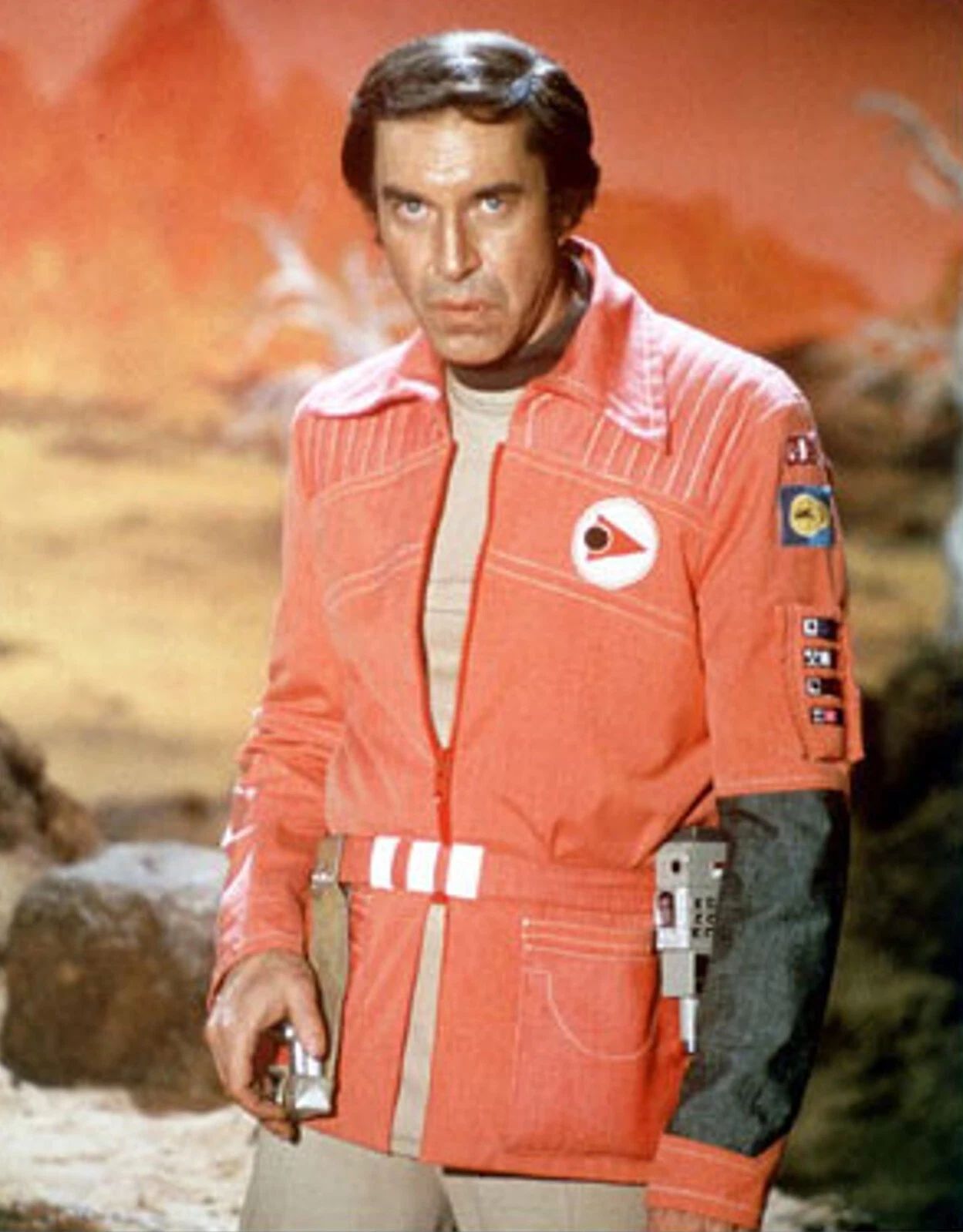Martin Landau In Classic 1970S Tv Series Space 1999 Retro Picture Photo