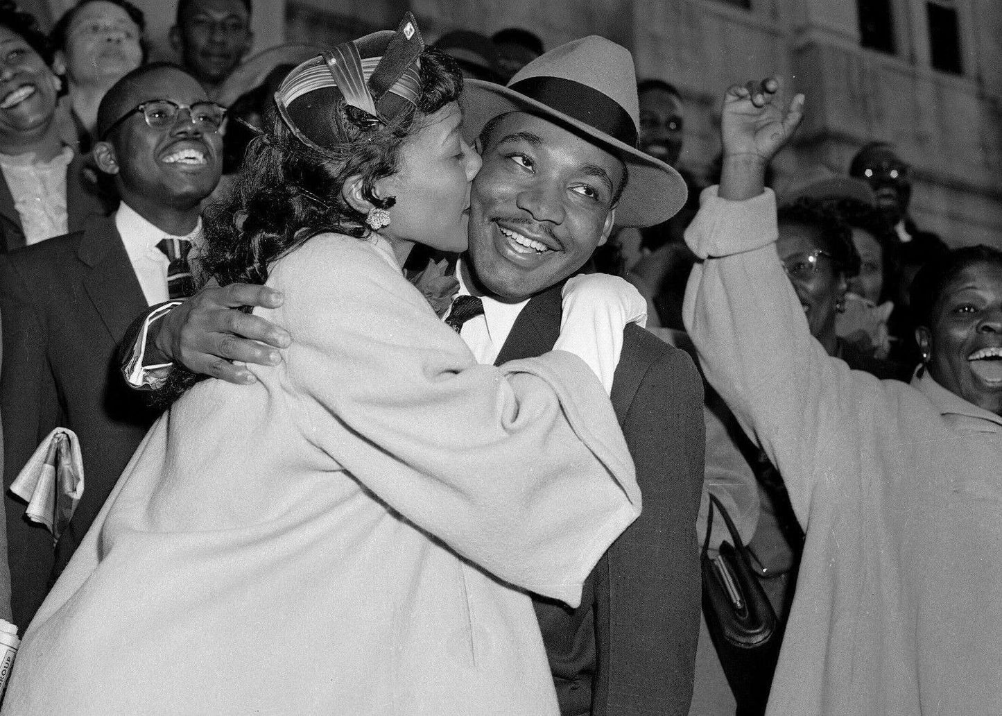 Martin Luther King Jr. & Wife Coretta Scott Mlk Civil Rights Photo Poster