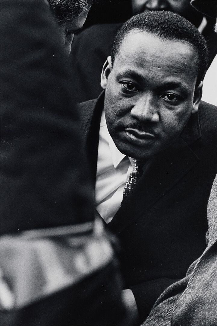 Martin Luther King Jr Before A Speech Print Wall Art Home Decor Poster