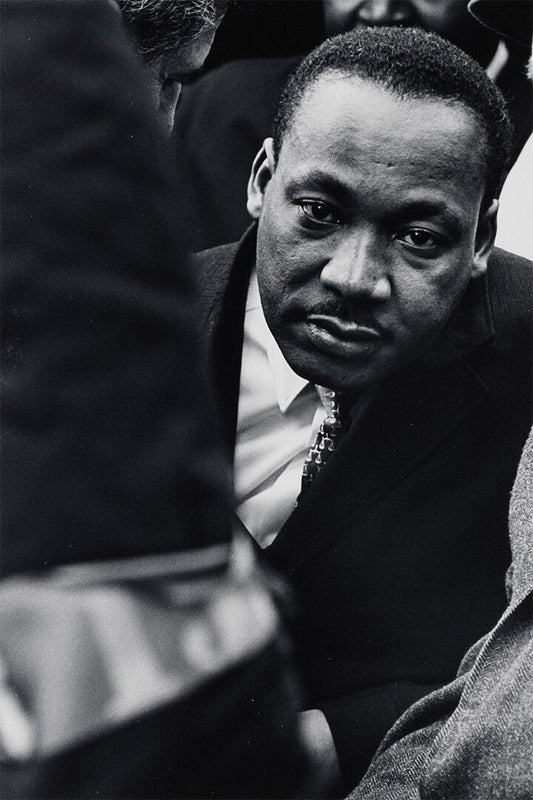 Martin Luther King Jr Before A Speech Print Jigsaw Puzzle