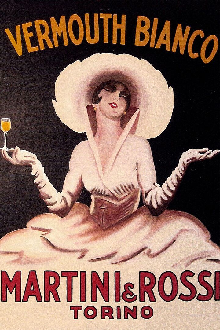 Martini Rossi Torino Vintage Marcel Dudovich Hires Wall Art Home Poster