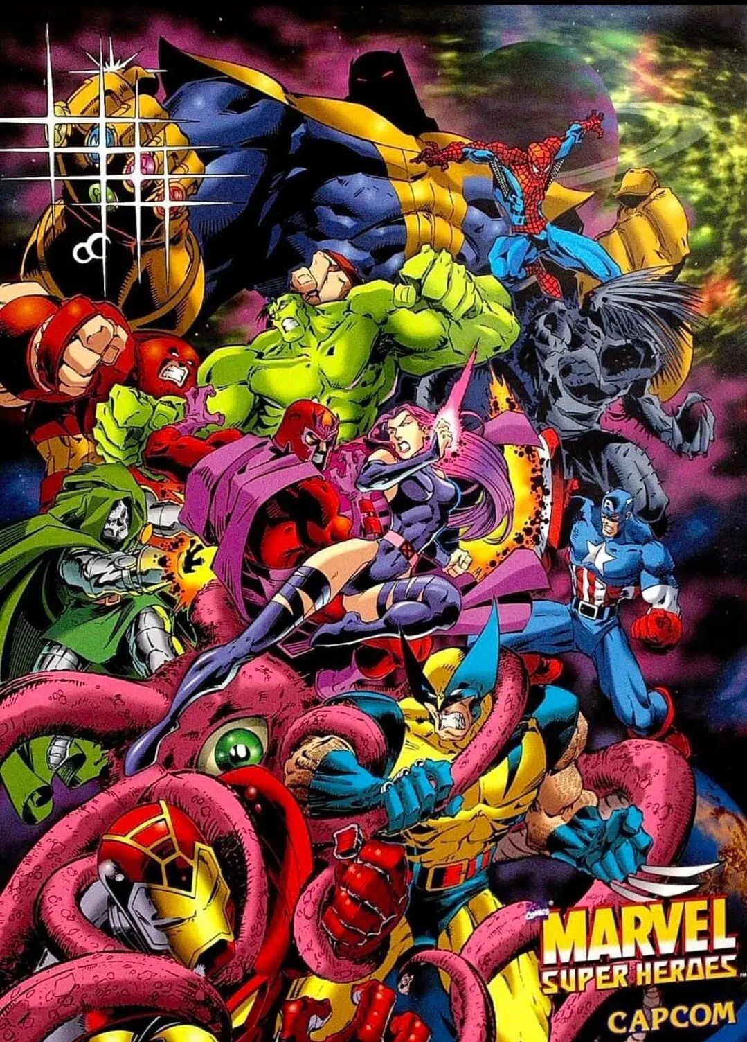 Marvel Capcom Poster 300 Piece Jigsaw Puzzle