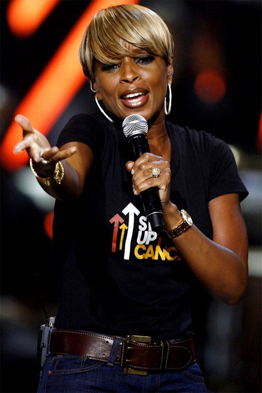 Mary J Blige Legend Musician Print Painting Jigsaw Puzzle