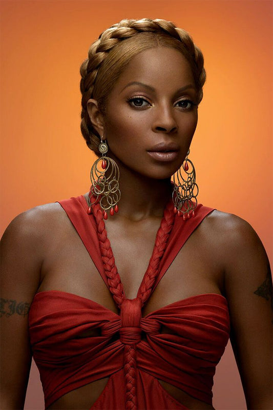 Mary J Blige Music No More Drama Tour Rapper Wall Art Home Decor Poster