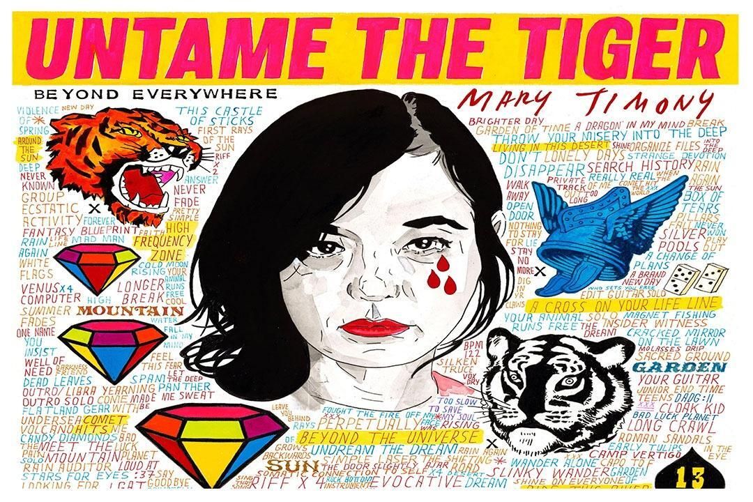 Mary Timony Untame The Tiger Celebrity American Singer Artist Keychain