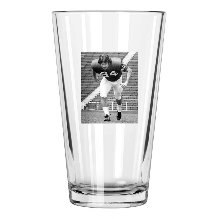 Maryland Terrapins Randy White Photo Football Heisman Pint Beer Drinking Glass