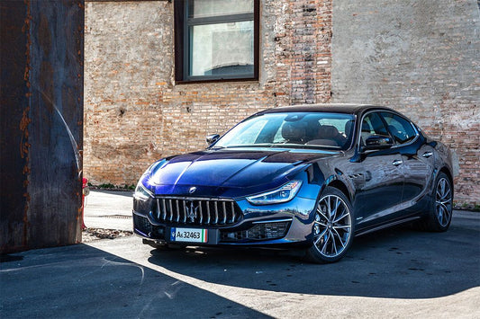 Maserati Ghibli Granlusso Blue Car S Q4 Wall Indoor Jigsaw Puzzle