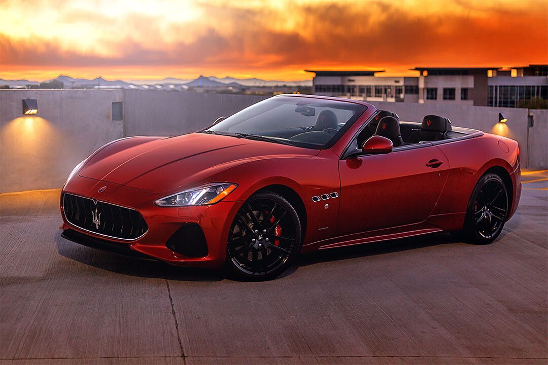 Maserati Gran Turismo Sport Convertible Art Indoor Decor Keychain