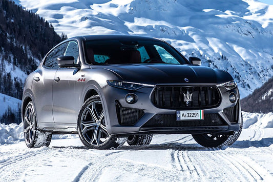 Maserati Levante Trofeo Suv Snowy Road Wall Indoor Decor Jigsaw Puzzle