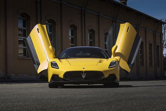 Maserati Mc20 Luxury Yellow Car Art Home Decor Jigsaw Puzzle