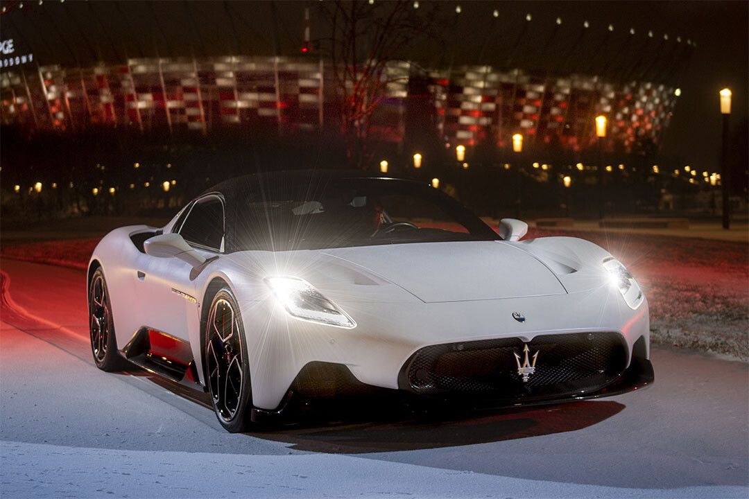 Maserati Mc20 White Italian Brand Wall Indoor Decor Jigsaw Puzzle