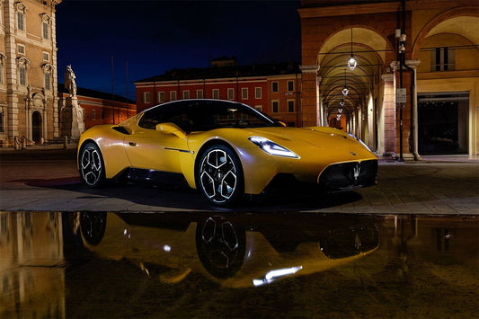 Maserati Mc20 Yellow Coupe Art Home Decor Jigsaw Puzzle