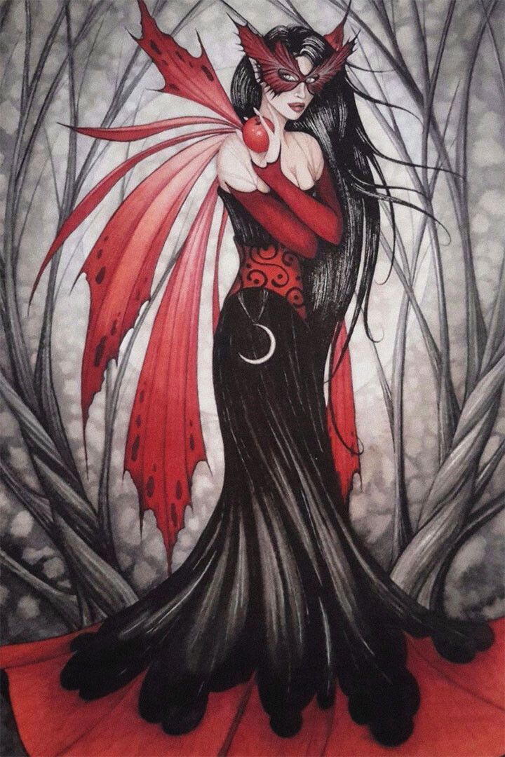 Mask Of Autmn Fantasy Fairy Artwork Print Jigsaw Puzzle