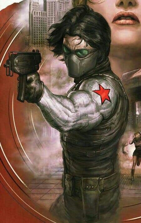 Masked Hero Action Print Poster
