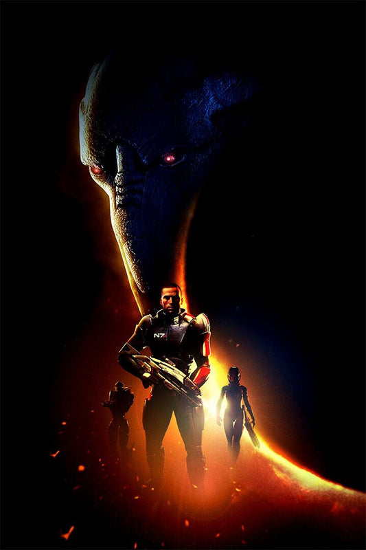 Mass Effect Video Game Science Fiction Role Play Jigsaw Puzzle