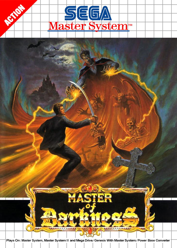 Master Of Darkness (2) Sega Master System Print Poster