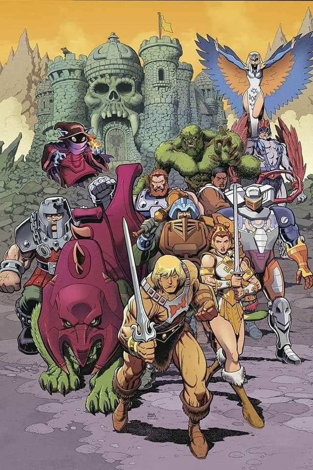 Masters Of The Universe Character Assembly Print Poster