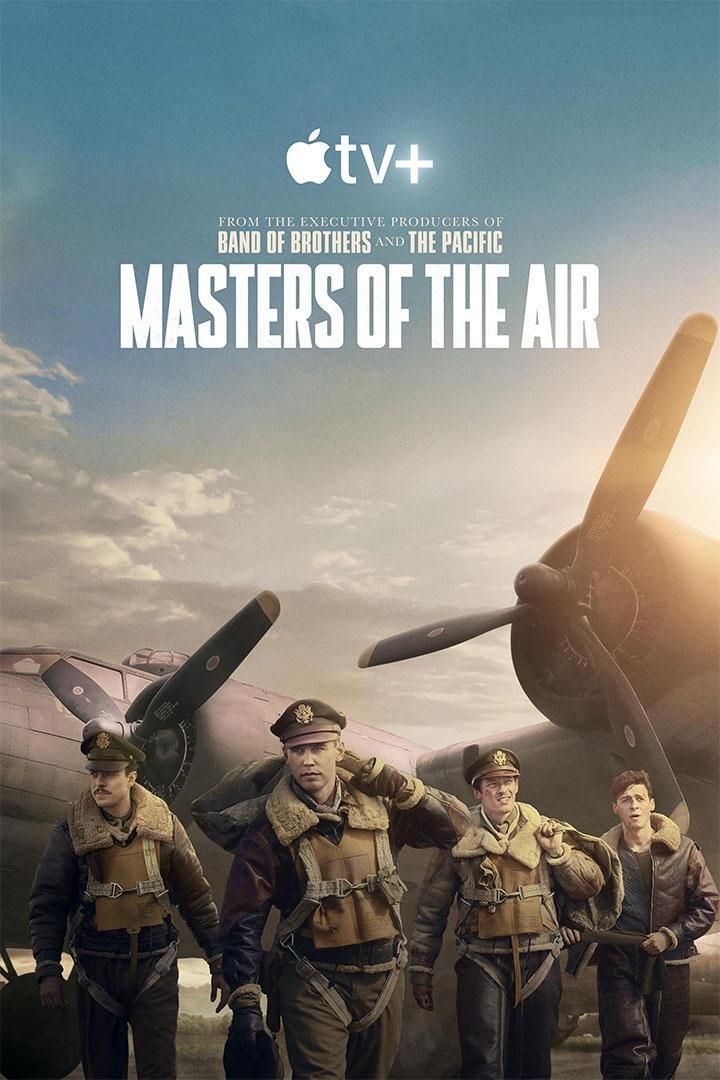 Masters Of The Air Action Thriller Tv Series Movie Wall Art Poster