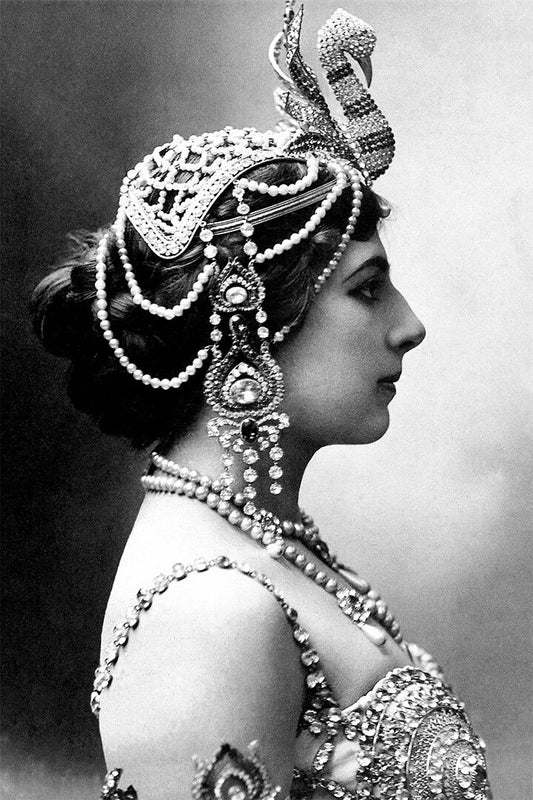 Mata Hari Spy Dancer Print Jigsaw Puzzle