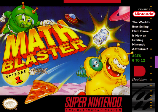 Math Blaster Episode 1 (Usa) Snes Print Poster