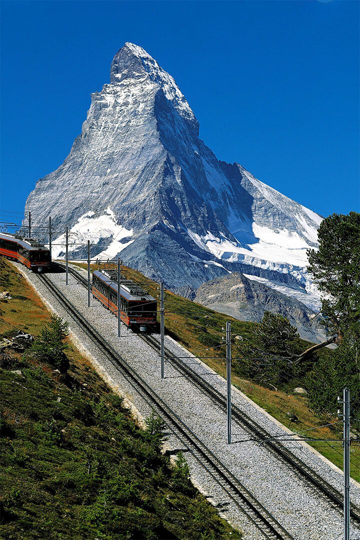 Matterhorn Near Zermatt Switzerland Print Jigsaw Puzzle