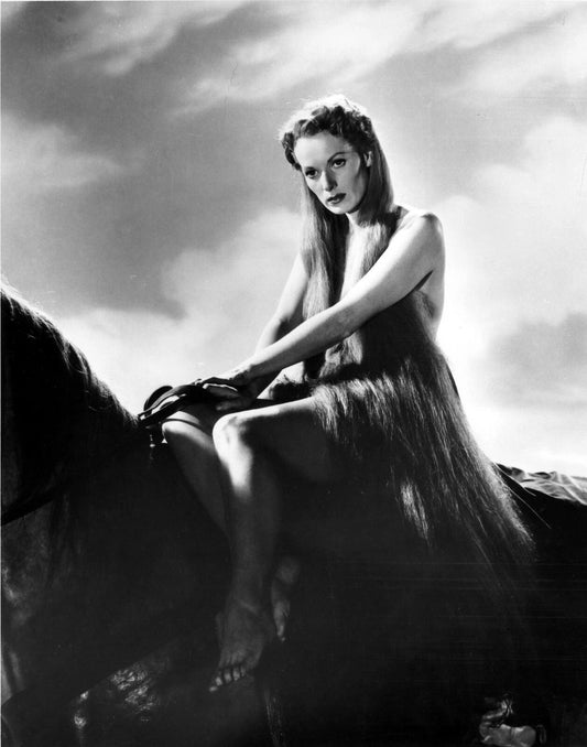 Maureen O'Hara In Lady Godiva Of Coventry Old Keychain Picture Reprint